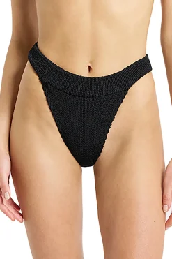 Bond-Eye High Leg|Brazilian / Cheeky-Milo Banded Brazilian Bikini Bottom