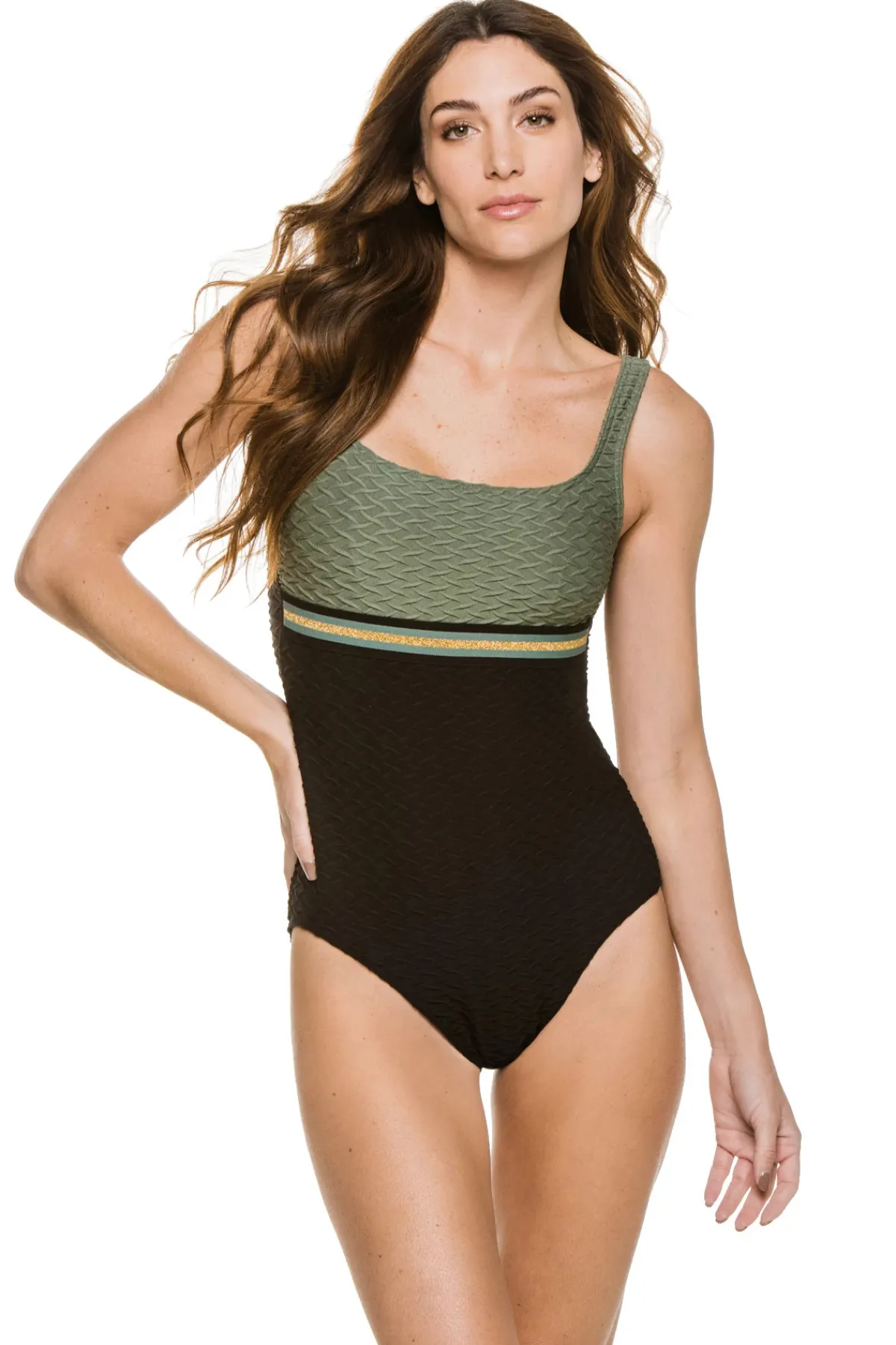 Paula Beachwear Tank|One Pieces-Mimizan Over The Shoulder One Piece Swimsuit
