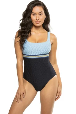 Paula Beachwear Tank|One Pieces-Mimizan Over The Shoulder One Piece Swimsuit