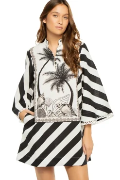 Verandah Sundresses-Mini Caftan Dress