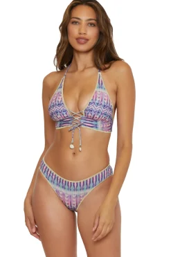 Becca by Rebecca Virtue Halter|Bikinis-Mira Banded Halter Bikini Top