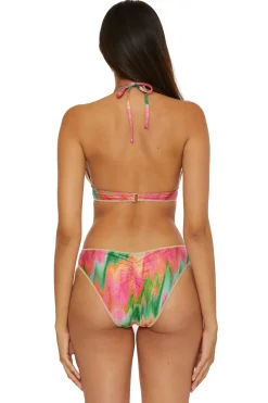 Becca by Rebecca Virtue Halter|Bikinis-Mira Banded Halter Bikini Top
