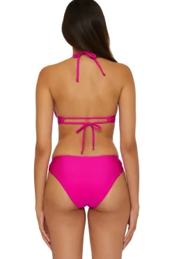 Becca by Rebecca Virtue Triangle|Halter-Mira Halter Bikini Top