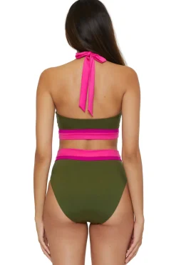 Trina Turk High Neck|Halter-Monaco High Neck Bikini Top