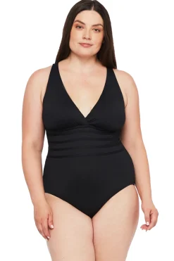 La Blanca One Pieces-Multi-Strap Cross-Back One Piece Swimsuit
