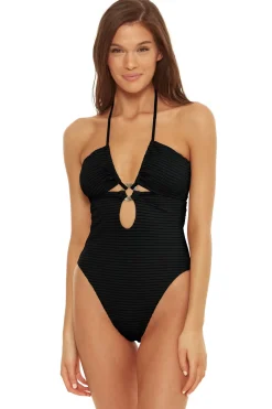 Isabella Rose High Leg|Halter-Multi-Way Maillot One Piece Swimsuit