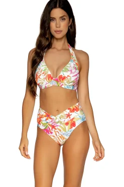 Sunsets Halter|Bikinis-Muse Underwire Halter Bikini Top (E-H Cup)