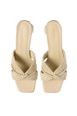 Kaanas Footwear-Myla Corded Heel Sandals