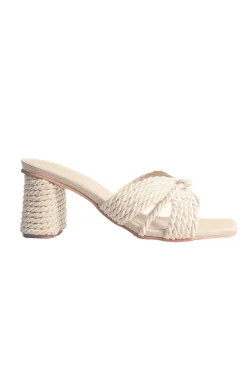 Kaanas Footwear-Myla Corded Heel Sandals