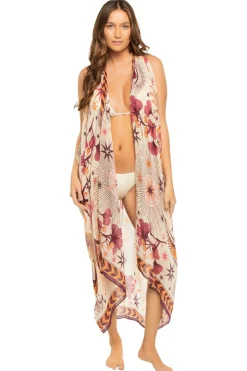 Subtle Luxury Kimonos / Robes-Mystic Eye Vest Kimono