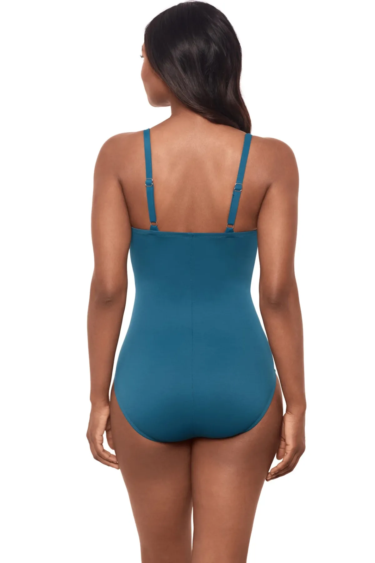 Miraclesuit One Pieces-Mystique Underwire Surplice One Piece Swimsuit