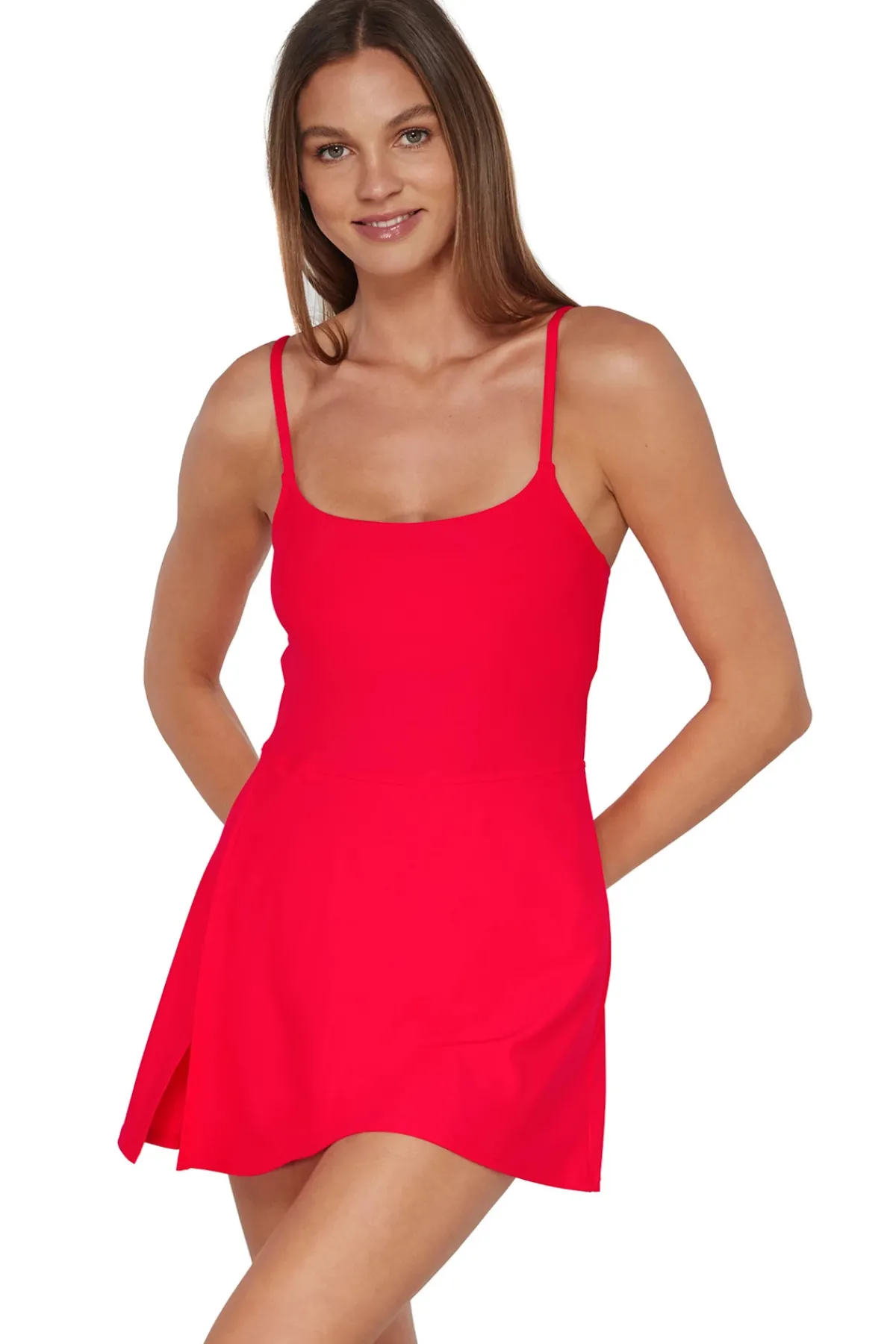 Sunsets Swimdress / Skirted|One Pieces-Naomi Swim Dress
