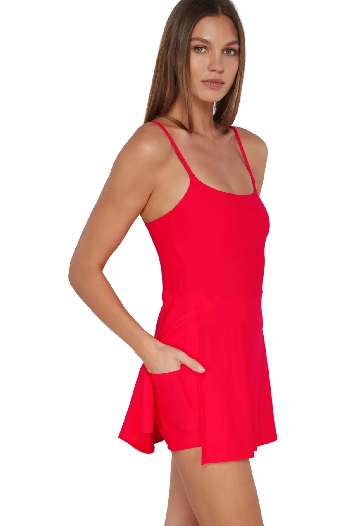 Sunsets Swimdress / Skirted|One Pieces-Naomi Swim Dress