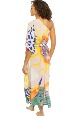 Carolina K Sundresses-Naviago Asymmetrical Maxi Dress