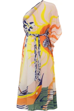 Carolina K Sundresses-Naviago Asymmetrical Maxi Dress