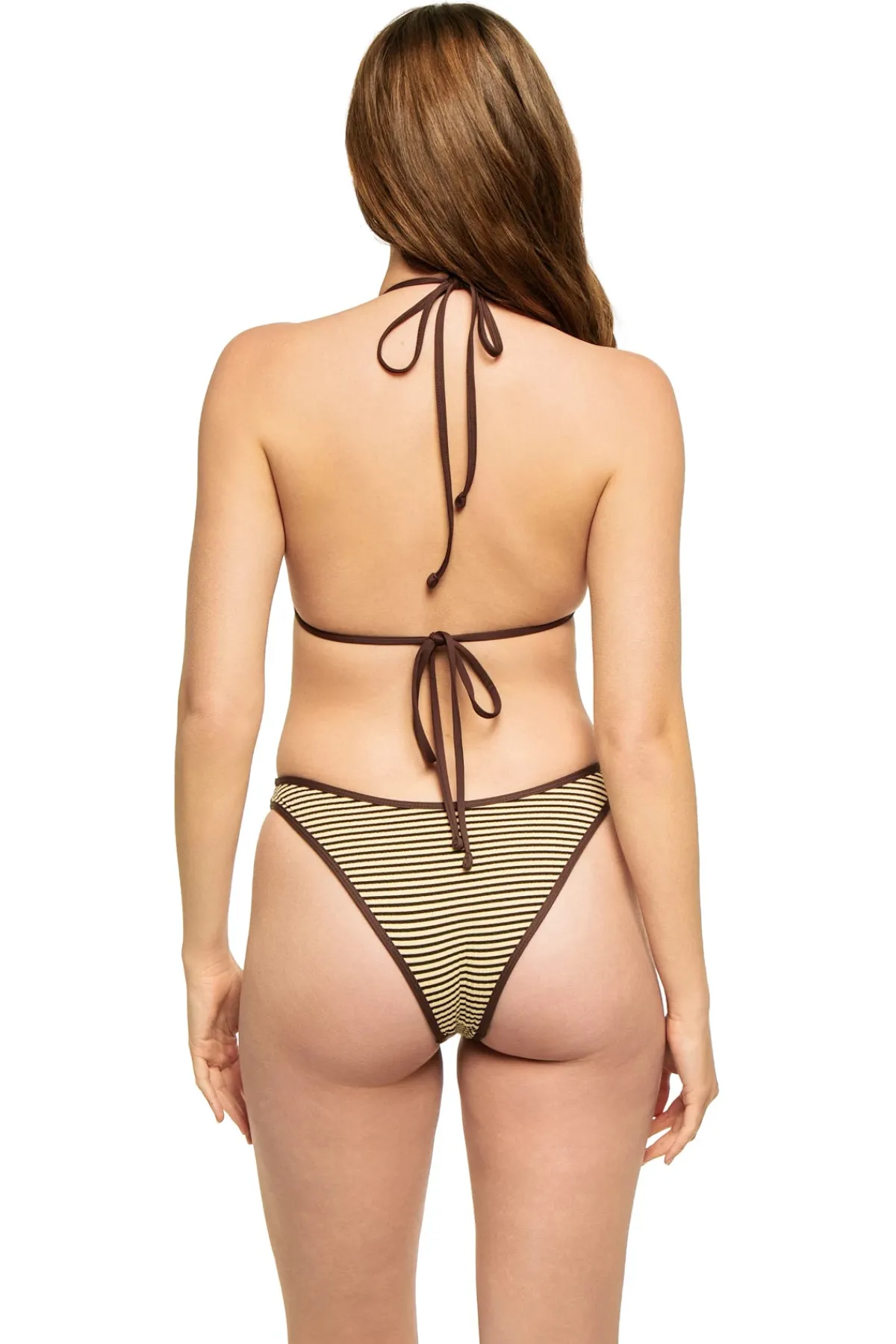 Frankies Bikinis X Bella Hadid Triangle|Halter-Nick Triangle Bikini Top
