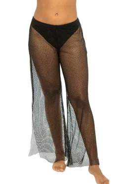 L'Agence Bottoms-Noemi Crochet Cover Pants