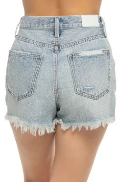 Pistola Bottoms-Nova Distressed Denim Shorts