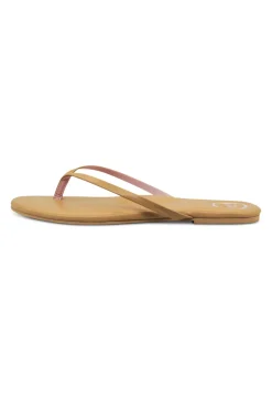 Solei Sea Footwear-Nude Flip Flops