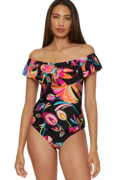 Trina Turk Bandeau|Tankinis-Off Shoulder Bandeau Tankini Top