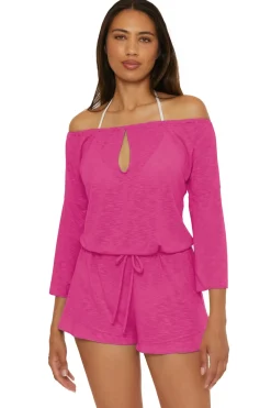 Becca by Rebecca Virtue Jumpsuits / Rompers-Off Shoulder Romper