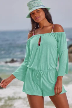 Becca by Rebecca Virtue Jumpsuits / Rompers-Off Shoulder Romper