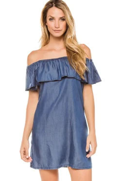 Tommy Bahama Sundresses-Off The Shoulder Dress