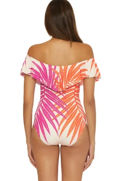 Trina Turk Bandeau|One Pieces-Off-The-Shoulder One Piece Swimsuit