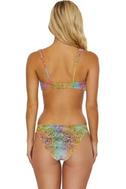 Isabella Rose Bikinis-Ombre Burnout Underwire Bikini Top