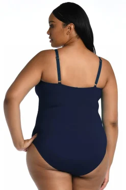 La Blanca One Pieces-Over The Shoulder One Piece Swimsuit