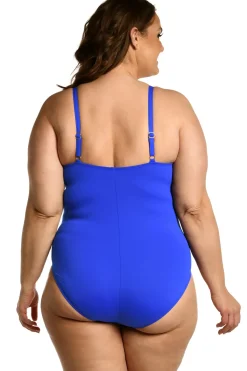 La Blanca One Pieces-Over The Shoulder One Piece Swimsuit