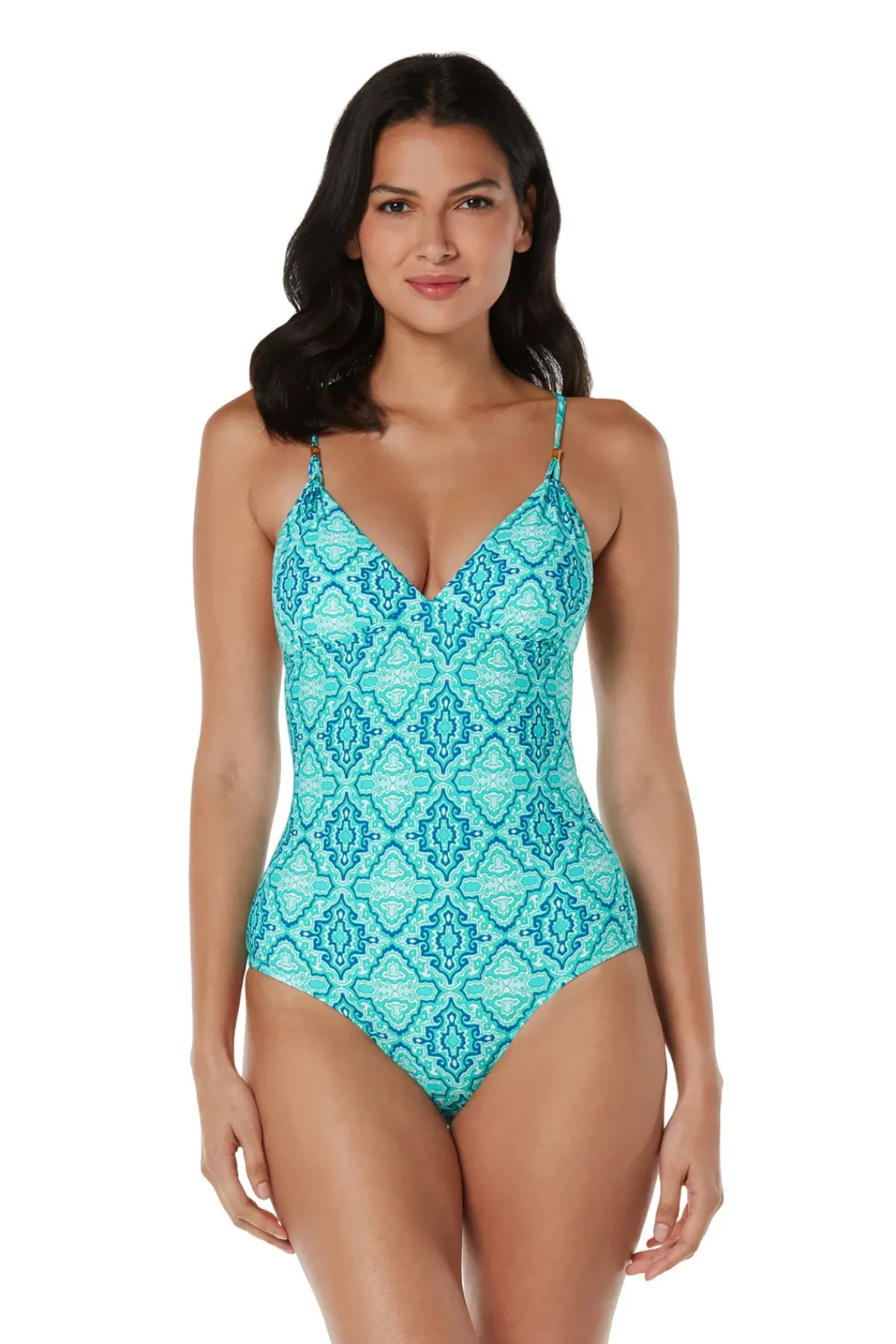 Helen Jon One Pieces-Over The Shoulder One Piece Swimsuit
