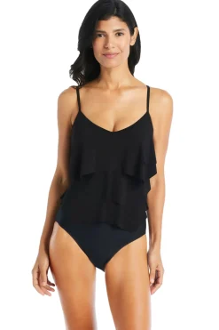 Beyond Control Tank|One Pieces-Overlay One Piece Swimsuit