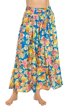 Johnny Was Bottoms-Palazzo Cropped Pants