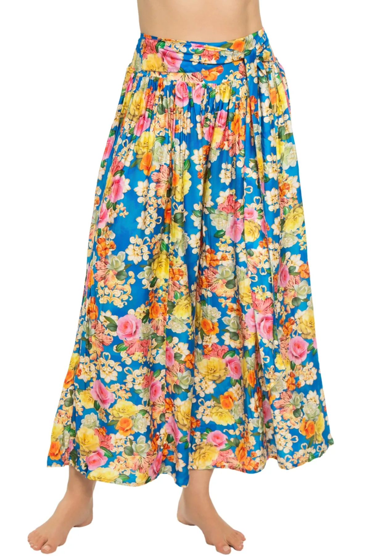 Johnny Was Bottoms-Palazzo Cropped Pants