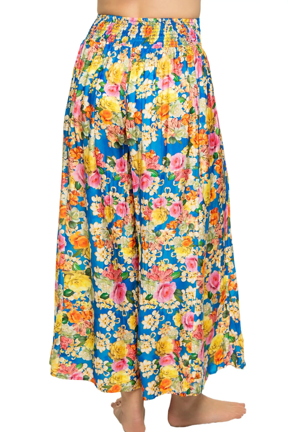 Johnny Was Bottoms-Palazzo Cropped Pants