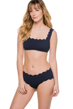 Marysia Bralette|Bikinis-Palm Springs Scallop Bralette Bikini Top
