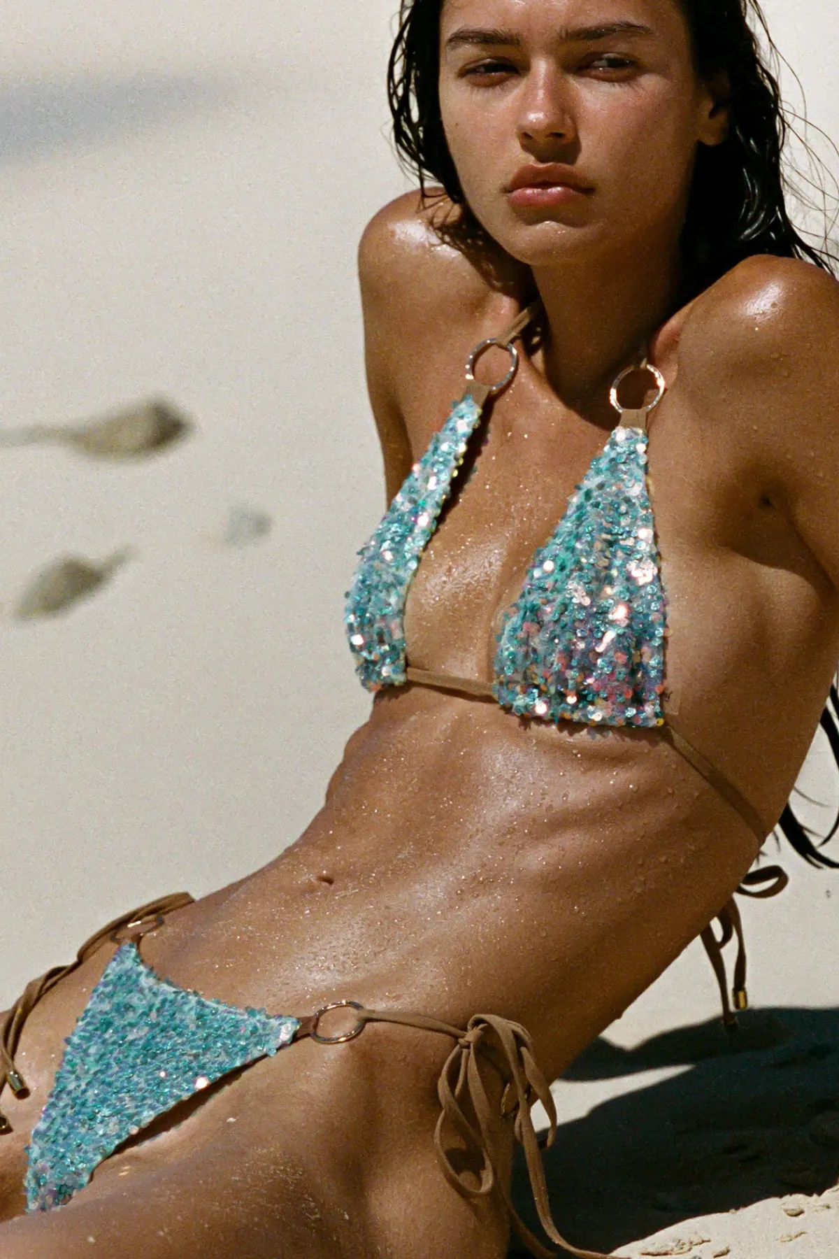 Beach Bunny Triangle|Halter-Paparazzi Triangle Bikini Top