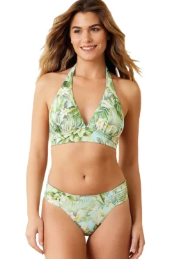Tommy Bahama Halter|Bikinis-Paradise Fronds Reversible Halter Bikini Top