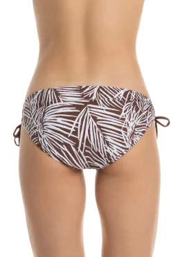 Helen Jon Tie Side|Hipster-Paradise Palm Reversible Hipster Bikini Bottom