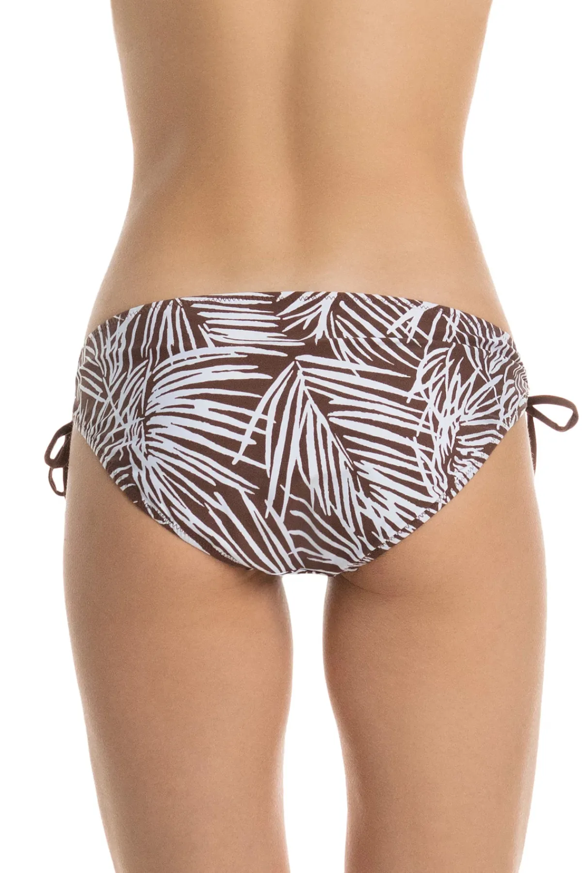Helen Jon Tie Side|Hipster-Paradise Palm Reversible Hipster Bikini Bottom