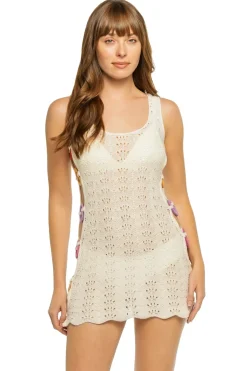 Capittana Sundresses-Paula Crochet Mini Cover Dress