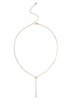 Cara Couture Jewelry-Pearl Drop Necklace