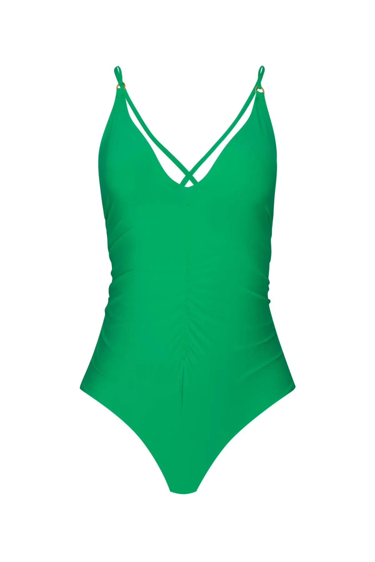 PQ Swim High Leg|Plunge-Penelope One Piece Swimsuit