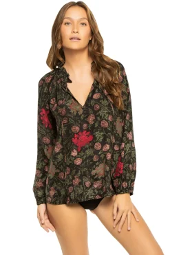 Natalie Martin Matching Sets|Tops-Penny Silk Blouse