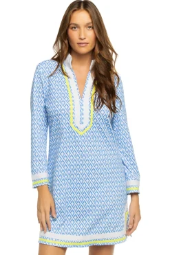 Cabana Life Tunics-Pique Long Sleeve Tunic