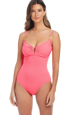 Bleu Rod Beattie One Pieces-Pique Ole V-Wire One Piece Swimsuit