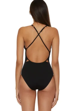 Trina Turk Plunge|One Pieces-Plunge One Piece Swimsuit
