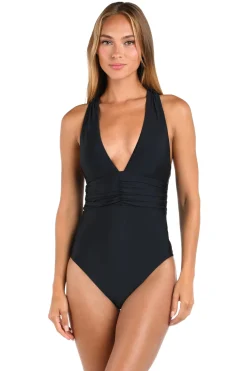 Sunshine 79 Plunge|One Pieces-Plunge One Piece Swimsuit