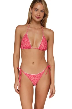 Swim Systems Triangle|Halter-Pom Pom Triangle Bikini Top